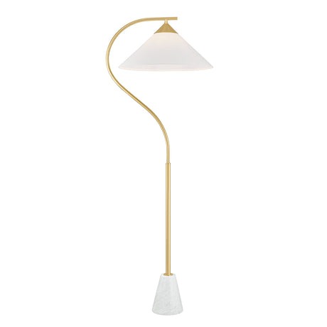 Seraphina Floor Lamp 63", Aged Brass