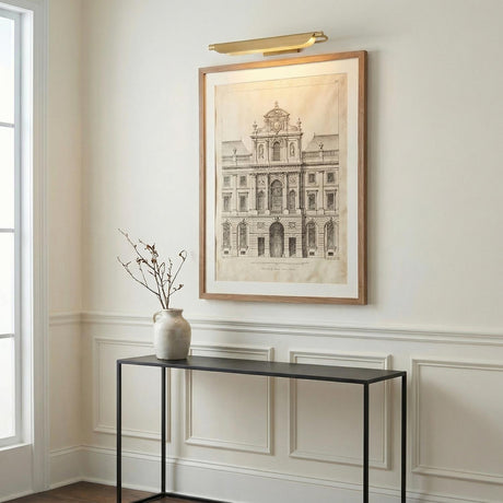 Mitchell LED Picture Light 27", Aged Brass