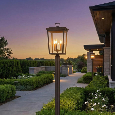 Radcliffe Outdoor Post Light 22", Old Bronze