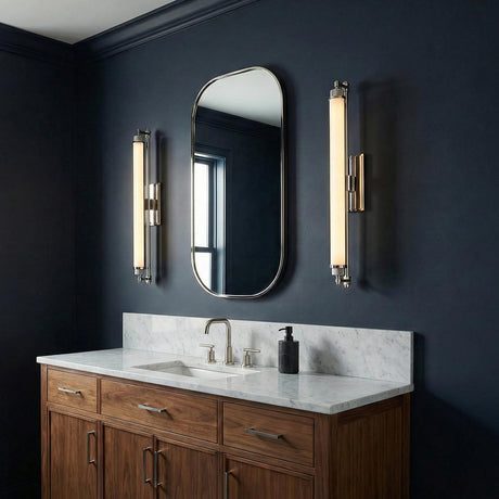 Empire LED Wall Sconce 28", Polished Nickel