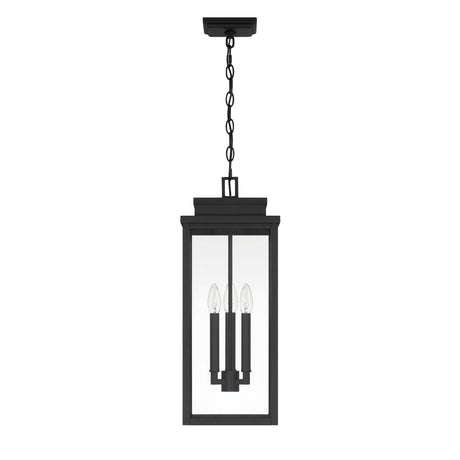 Trevor Outdoor Hanging Light, Large 23", Black
