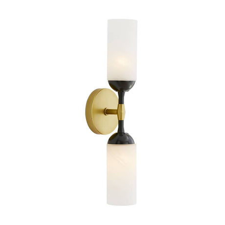Charlton Double Wall Sconce 18", Antique Brass and Bronze