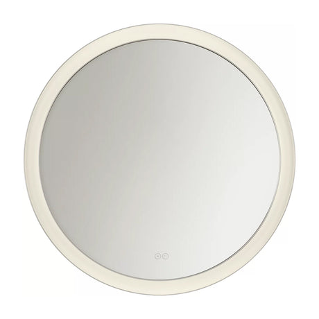 Hedley Round LED Mirror 36" x 36", Polished Nickel