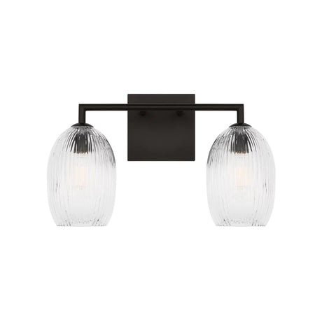 Fiora 2 Light Vanity 16", Aged Iron