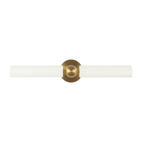 Deedra Picture Light 23", White and Brushed Brass