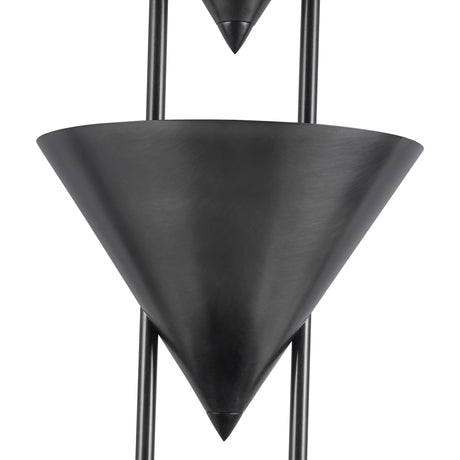 Zora Floor Lamp 67", Aged Steel