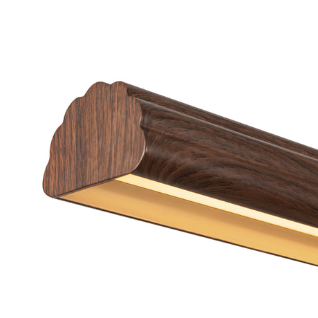Jacob Linear LED Pendant 60", Walnut