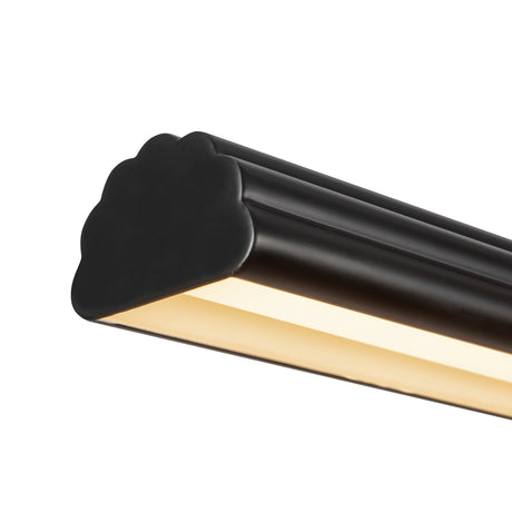 Jacob Linear LED Pendant 48", Matte Black