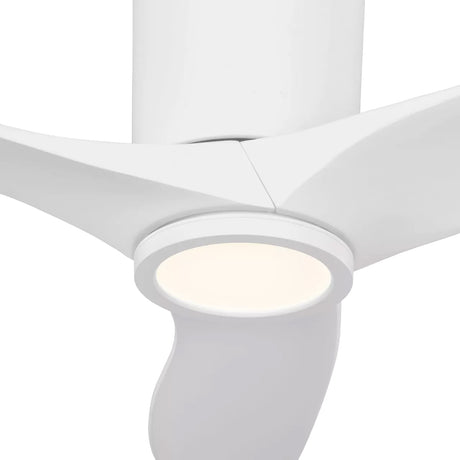 Avocet LED Smart Ceiling Fan 44", Matte White Oak