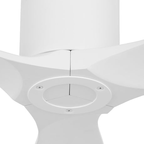 Harrier Smart Ceiling Fan 52", Matte White Oak