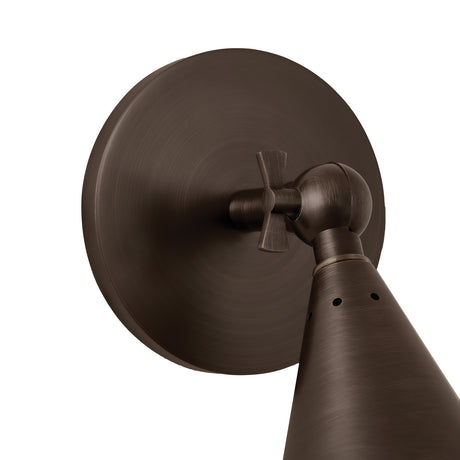 Faye Adjustable Wall Sconce, Bronze