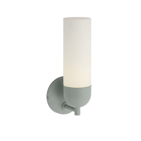 Filomena Wall Sconce 13", Soft Sage and Opal Glass